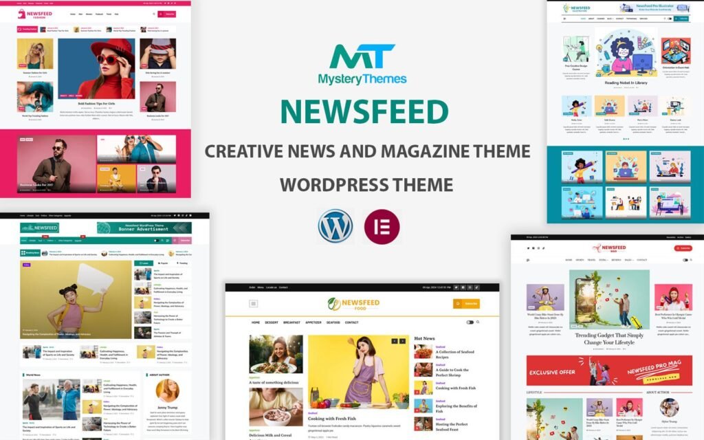 Newsfeed – Best Newspaper, Magazine, News Portal & Blog WordPress Theme（新闻源 – 最佳报纸、杂志、新闻门户和博客WordPress主题）