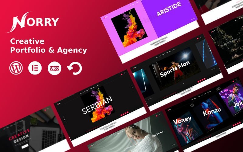Norry – 创意作品集 WordPress 主题