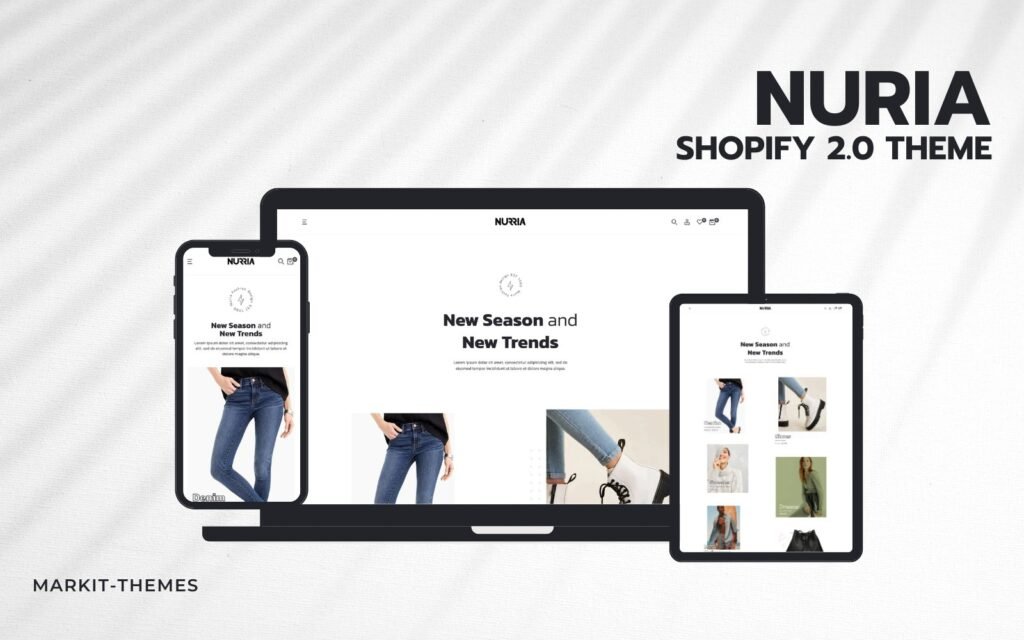 Nuria – 高级时尚 Shopify 2.0 主题