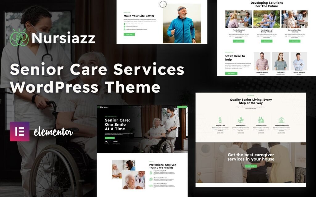 Nursiazz – 高级护理和养老院WordPress主题