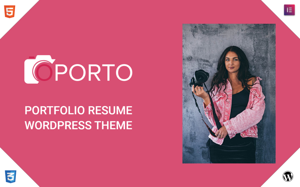 oPorto – 响应式个人作品集简历 WordPress 主题