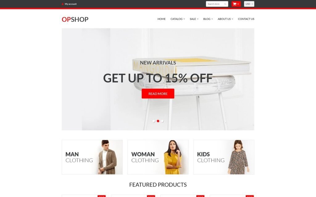 OpShop – 批发商店Shopify主题