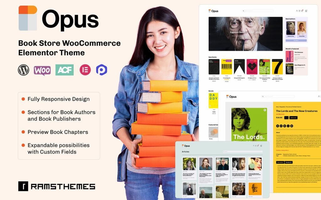 OPUS – 书店 WooCommerce 主题