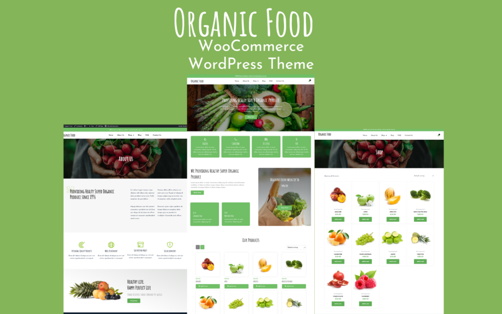 有机食品 WooCommerce WordPress 主题
