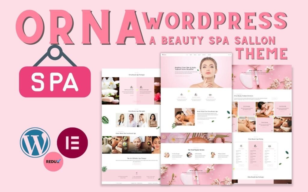 Orna – 一个美丽的Spa沙龙WordPress主题