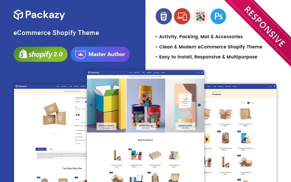 Packazy – 包装Shopify响应主题