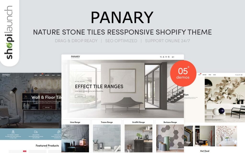 Panary – 天然石瓷砖响应式Shopify主题