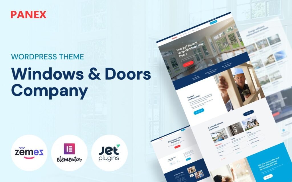 Panex – Windows and Doors WordPress主题