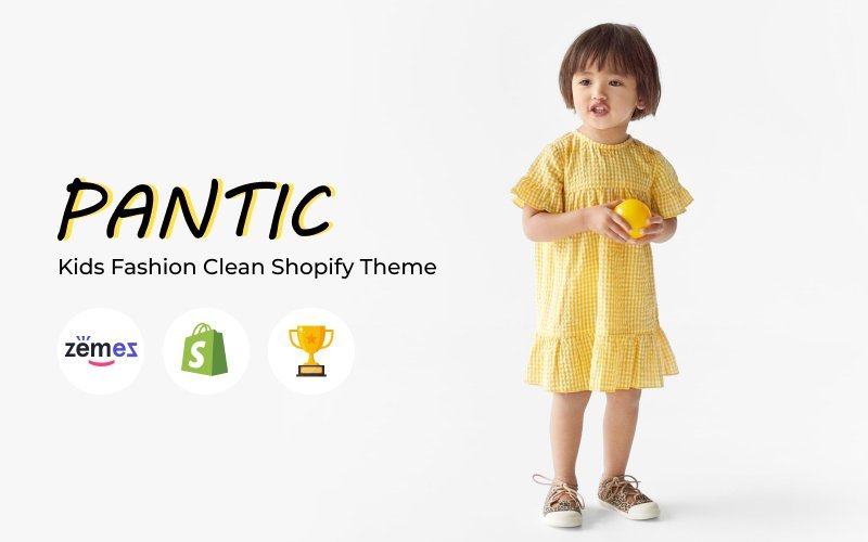 Pantic – 儿童时尚简洁Shopify主题