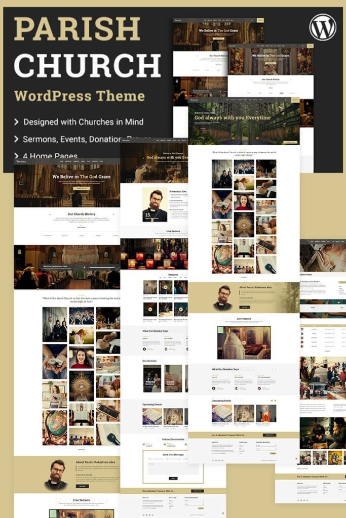 Parish | 教堂和庙宇 WordPress 主题