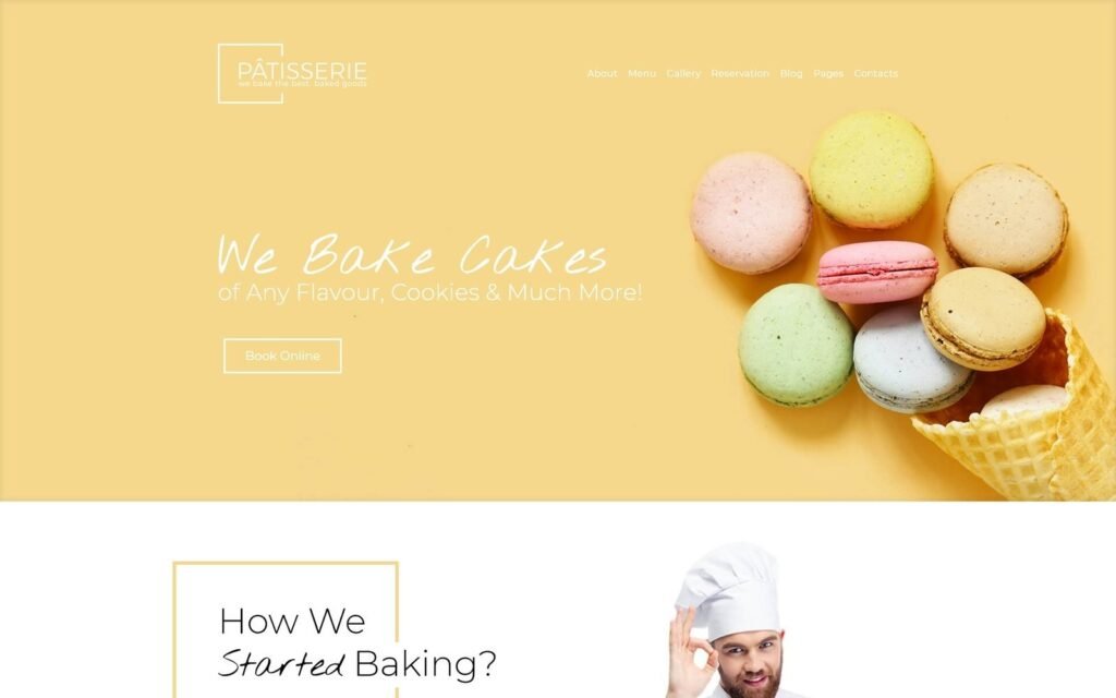 Patisserie – Cakery响应式WordPress主题