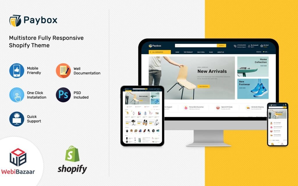 Paybox – 多功能电子Shopify主题
