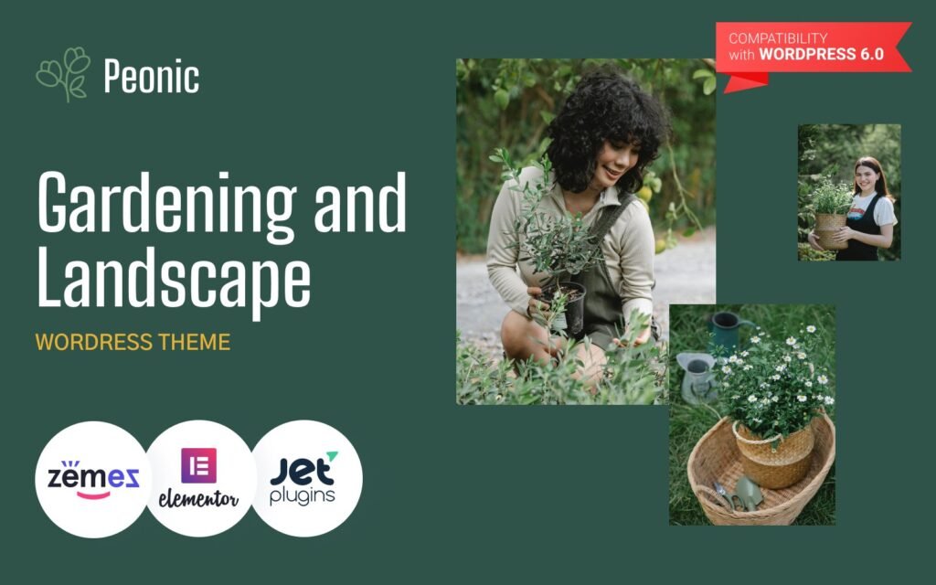 Peonic – 园艺和景观WordPress 主题