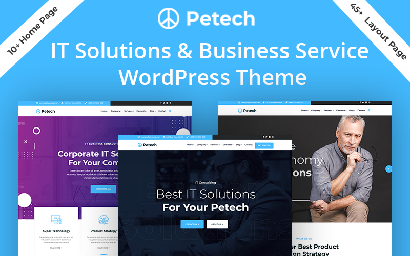 Petech – IT Solution & Business Service WordPress主题