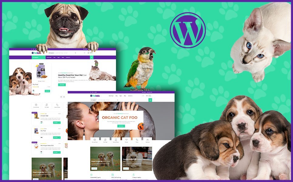 Petitudio 宠物食品商店 WordPress 主题