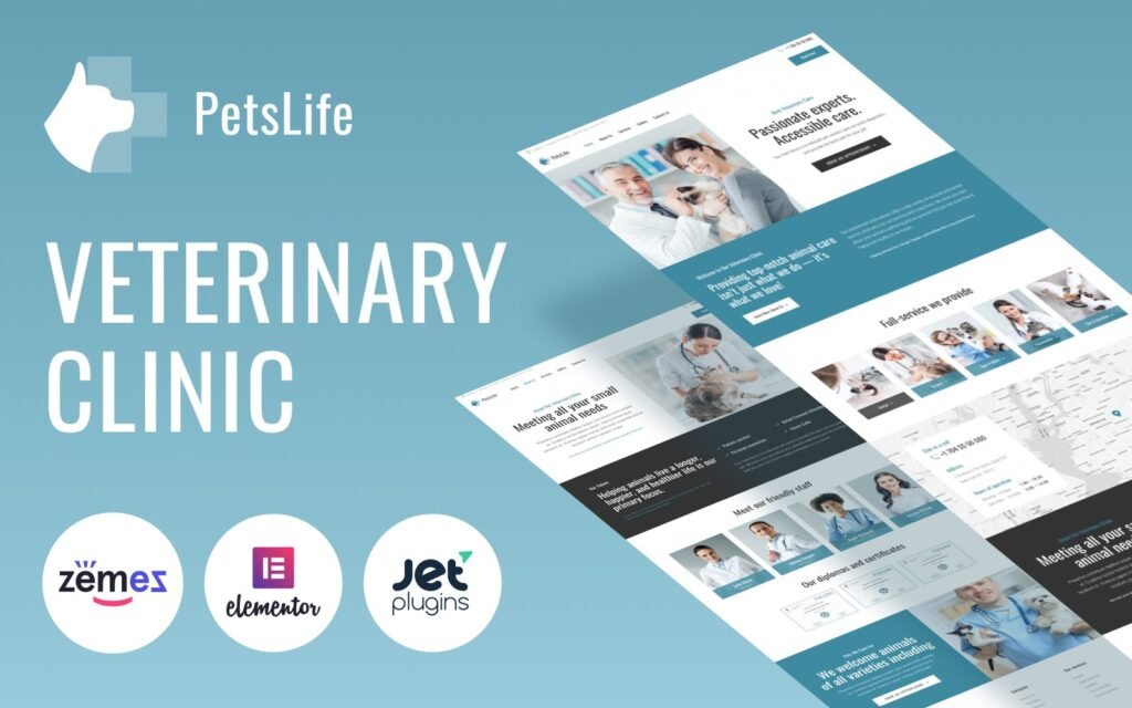 PetsLife – 响应式兽医WordPress主题