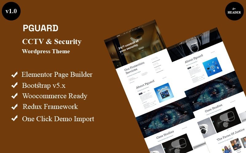 Pguard – CCTV & Security WordPress主题