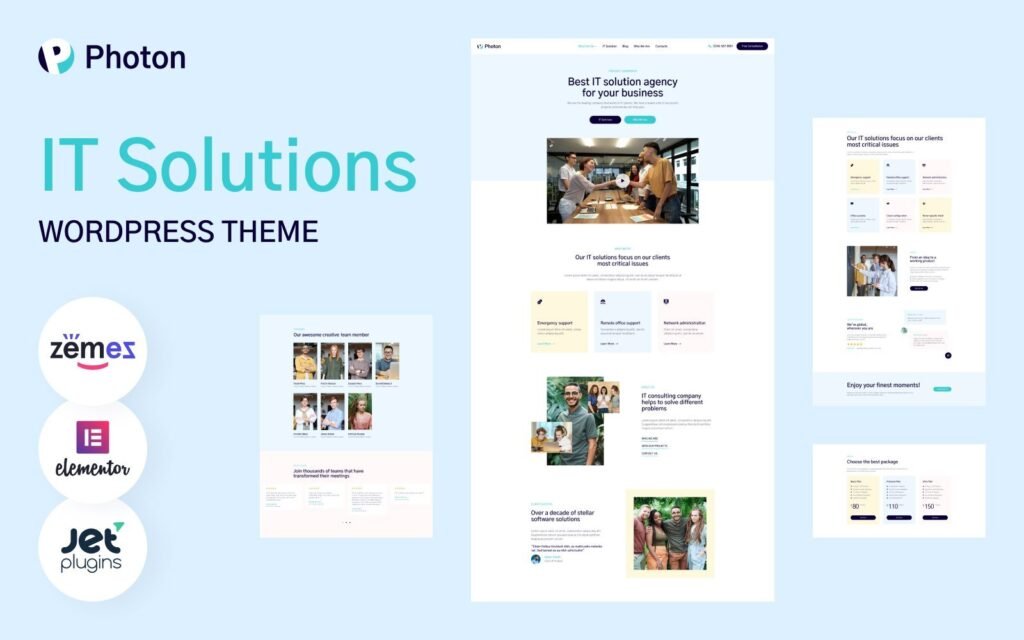 Photon – IT Solutions WordPress主题