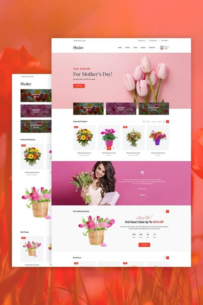 Phuler – 花店Shopify主题