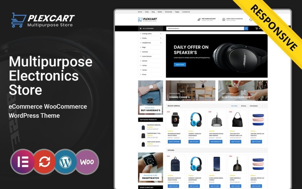Plexcart – Mega Shop电子商务WooCommerce主题