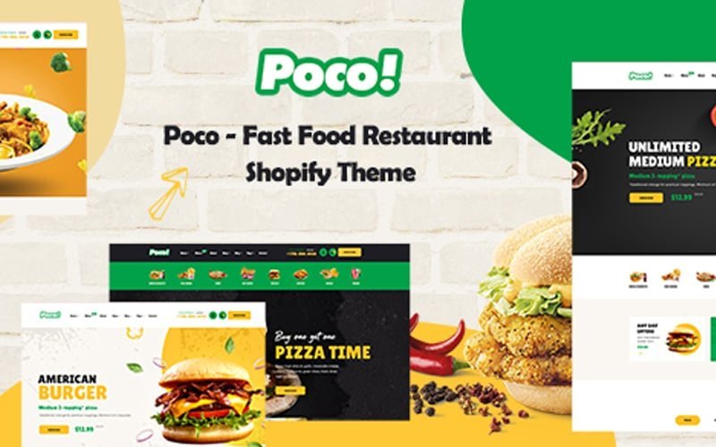 Poco – 快餐Shopify主题