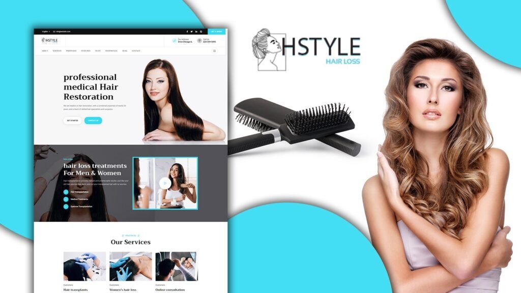 Powar-Hstyle Beauty Salon Landing Page是一个WordPress主题，用于创建美容沙龙的登录页面。
