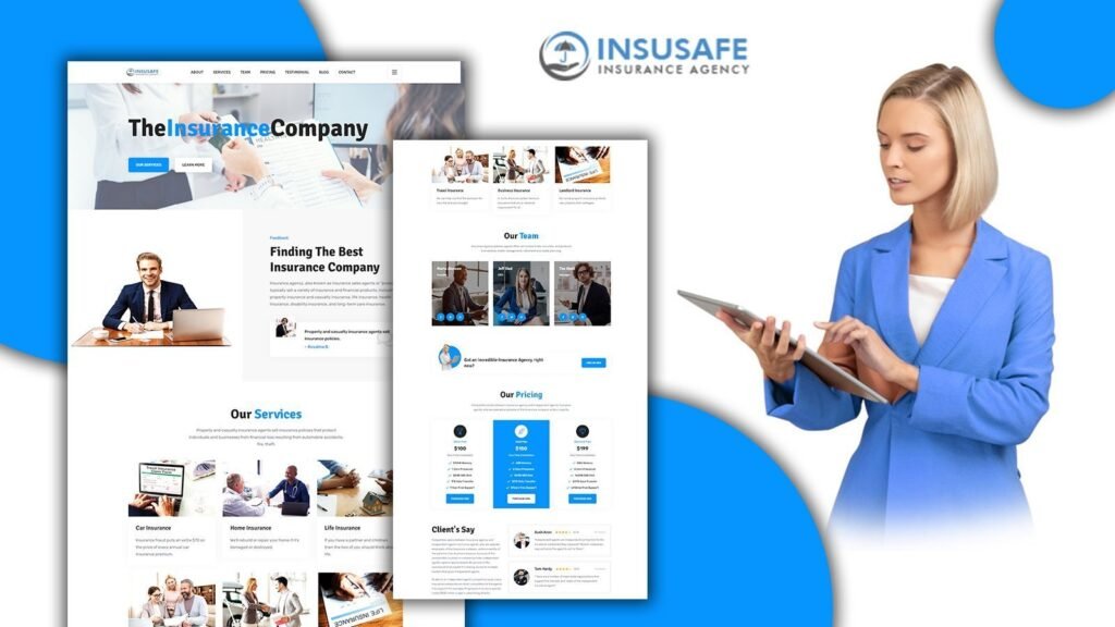 Powar-Insusafe是一个一页WordPress主题，旨在提供保险服务的在线展示。