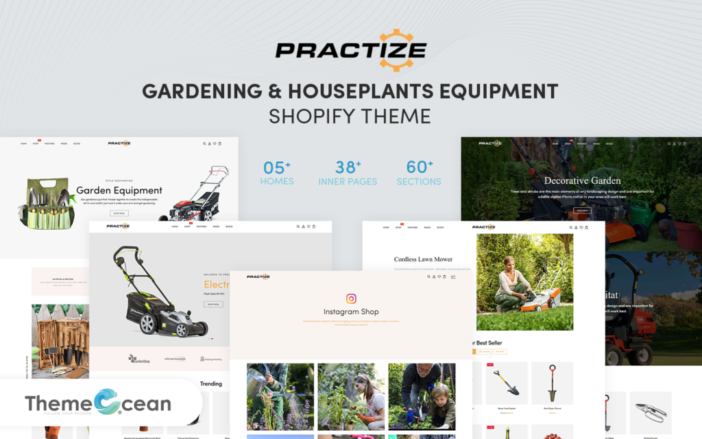 Practize – 园艺和室内植物设备 shopify 主题