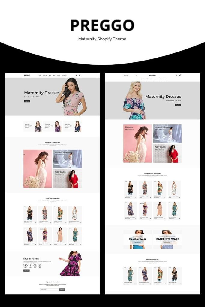 Preggo – 孕妇Shopify主题