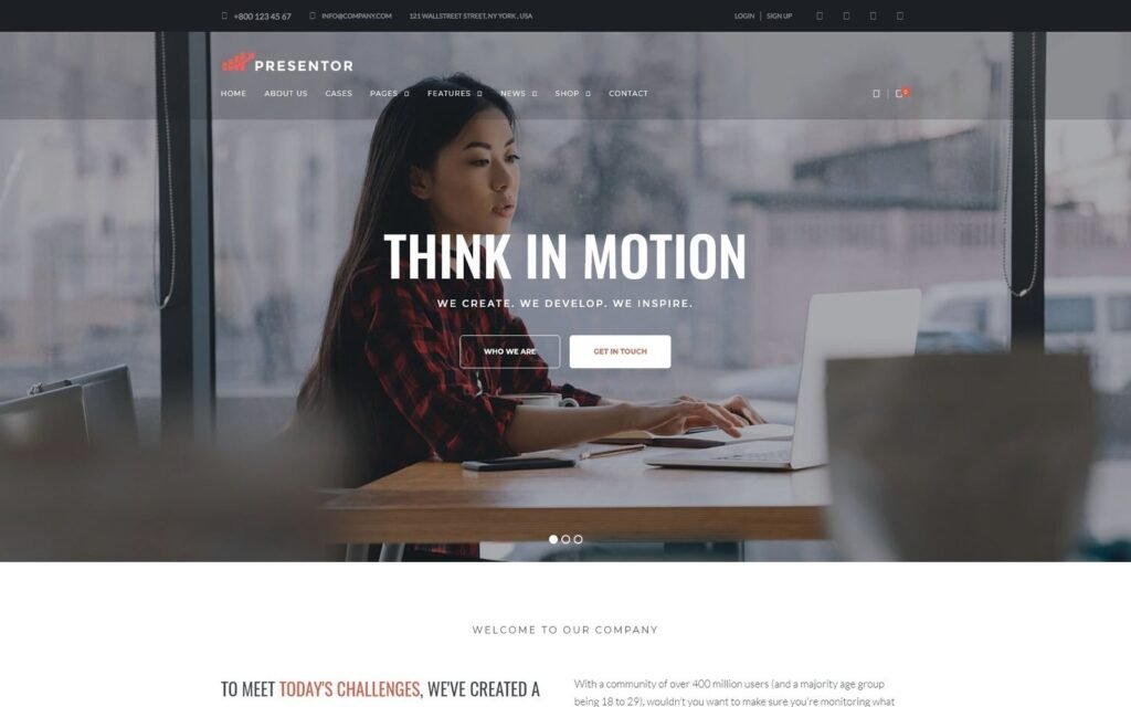Presentor – 商业 WordPress Elementor 主题