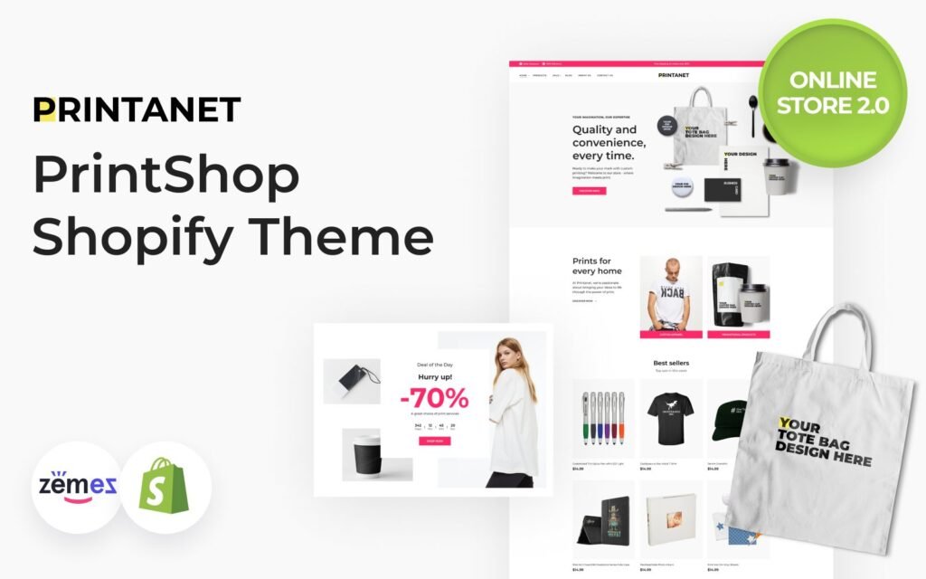 Printanet- 配件在线商店 2.0 Shopify 主题