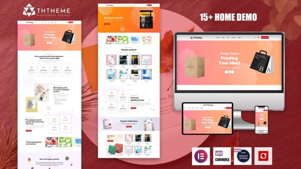 Printing – Elementor打印店 WordPress 主题