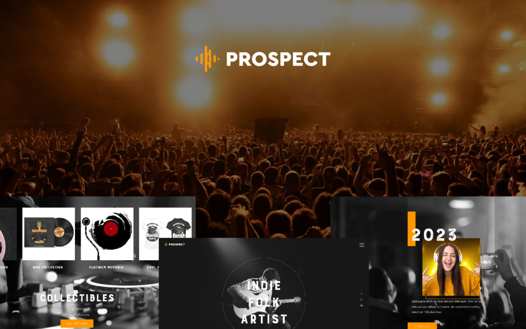 Prospect Music主题是一种适用于Woocommerce的WordPress音乐主题。