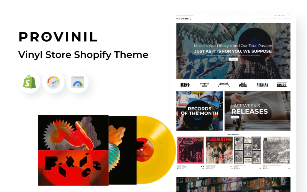 Provinil – Vinyl Store Shopify 主题