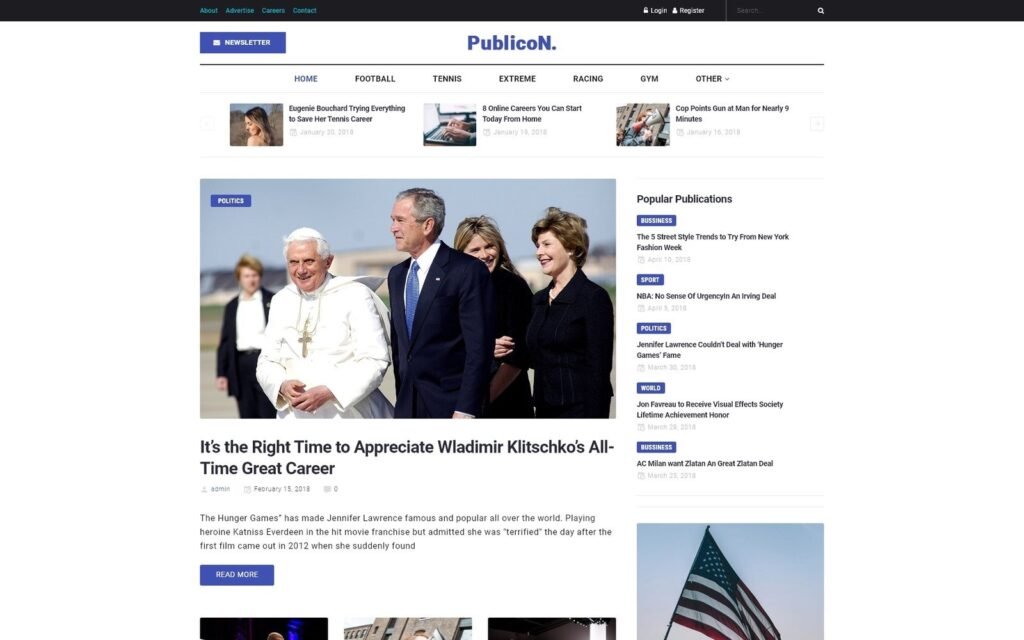 Publicon – 新闻门户 WordPress Elementor 主题