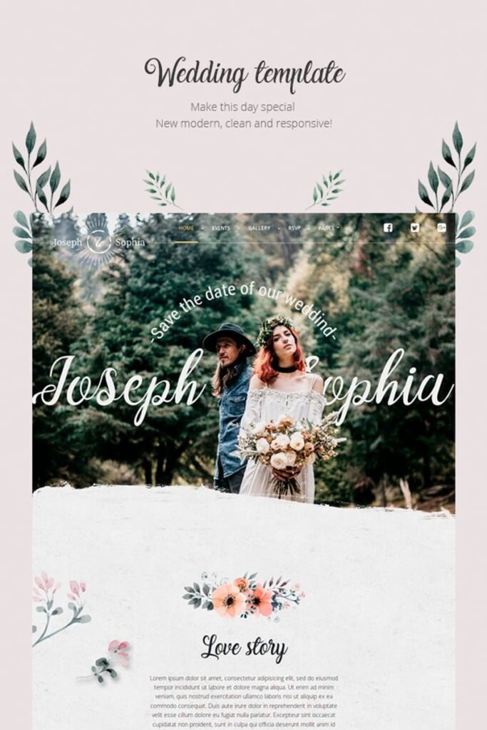 QueenFlowers – 婚礼WordPress主题