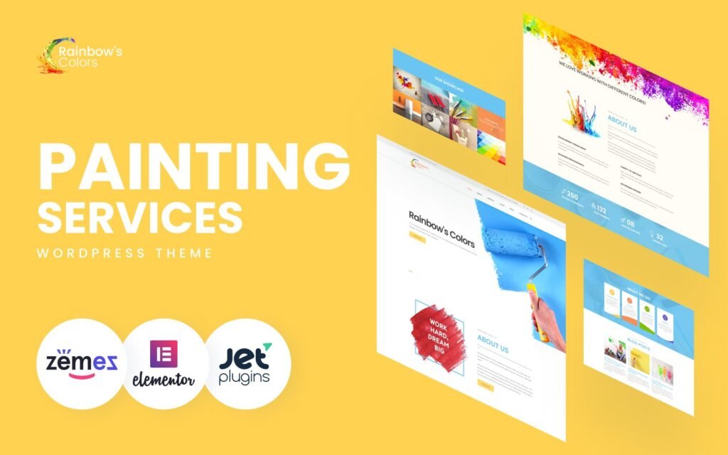 Rainbow’s Colors – Painting Company Responsive WordPress Theme

Rainbow’s Colors（彩虹颜色）是一款专为绘画公司设计的响应式WordPress主题。