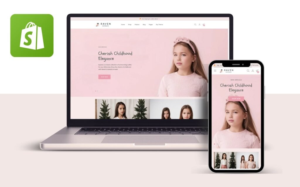 Raven – 高级儿童Shopify 2.0主题