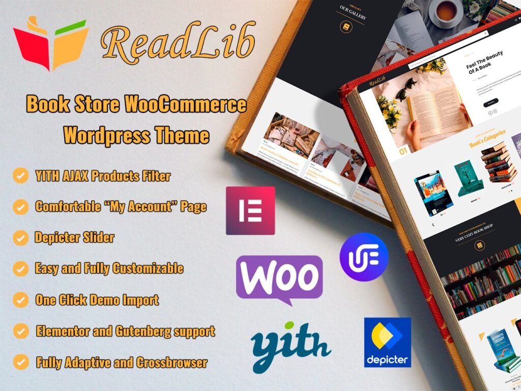 ReadLib – 书店 WooCommerce 主题