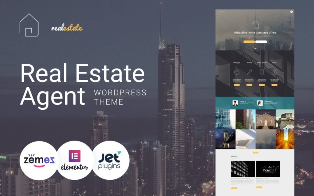 房地产 – 房地产经纪人 WordPress 主题