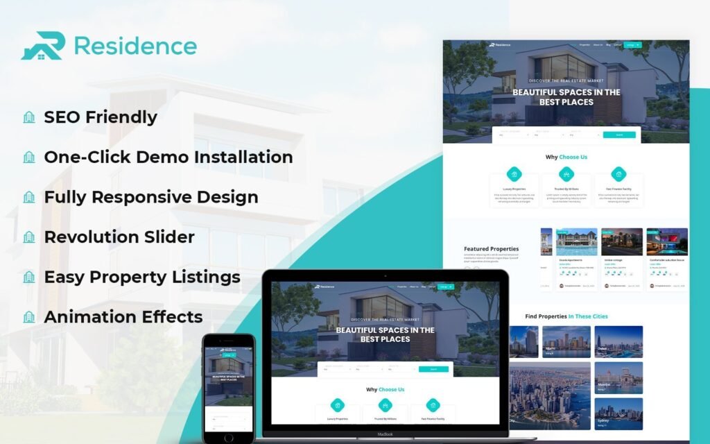 Residence – 房地产WordPress主题