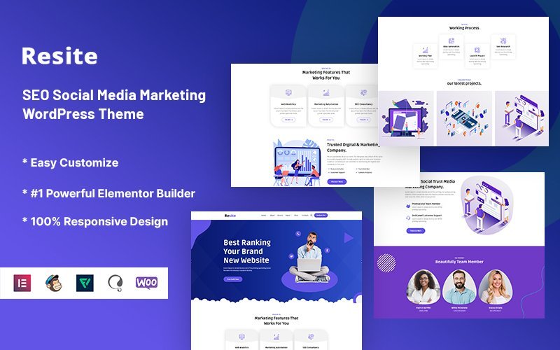 Resite – SEO 社交媒体营销 WordPress 主题