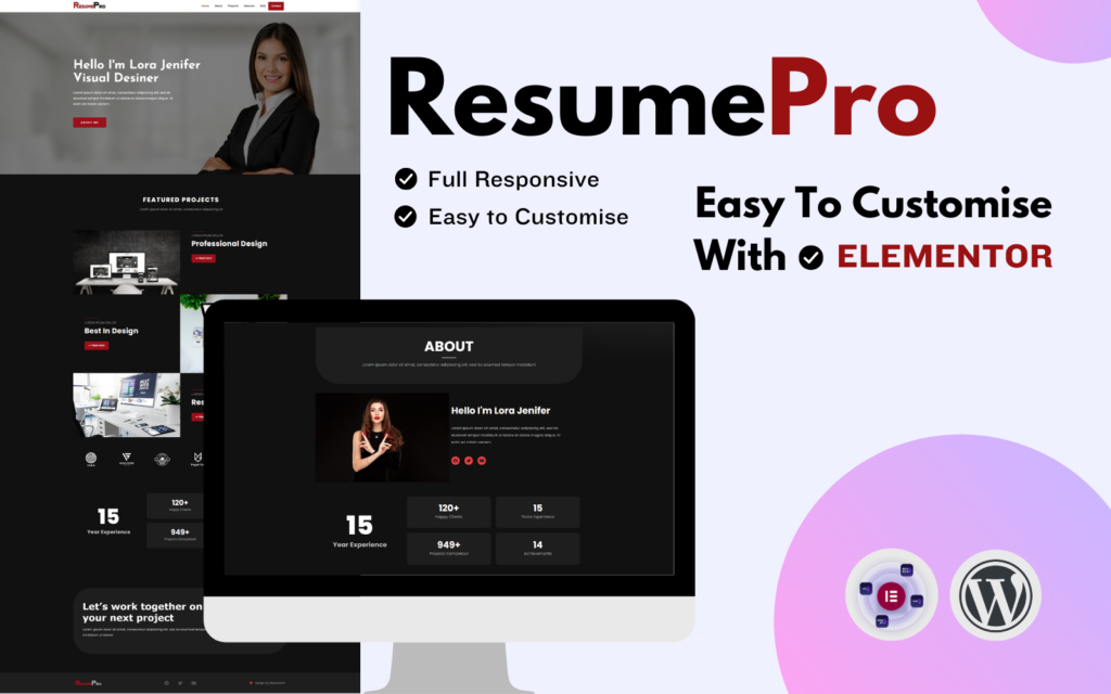 ResumePro极简主题- WordPress 主题