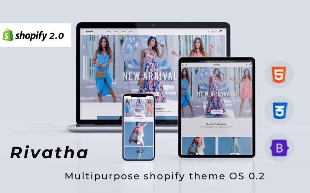 Rivatha – 多用途Shopify主题OS 2.0