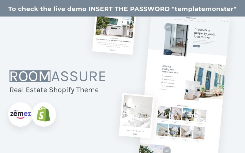 RoomAssure – Shopify房地产公司主题