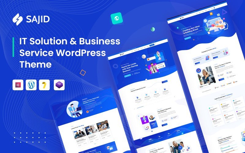 Sajid – IT Startup & IT Solution 是一个面向IT初创企业和IT解决方案的WordPress主题。