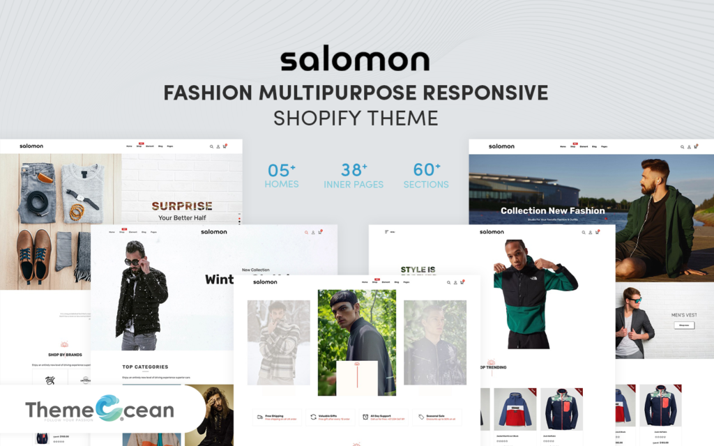 Salomon – 时尚多功能响应式Shopify主题