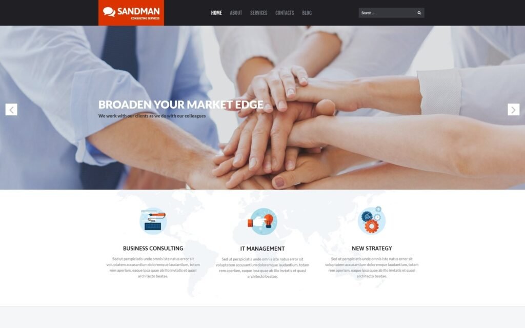 Sandman – 商业多用途现代WordPress Elementor主题