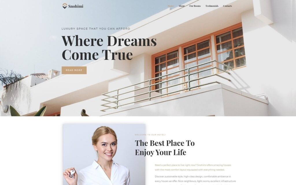 Sanohimi Exotic Hotel是一个WordPress主题，专为豪华异国风情酒店设计。