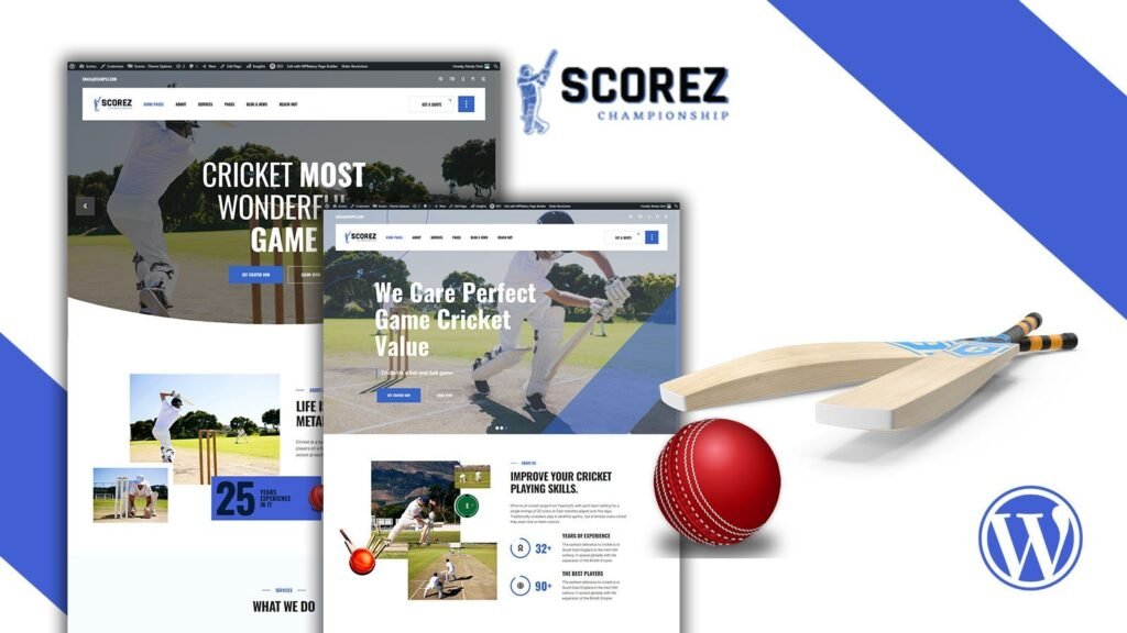 Scorez Cricket是一个适用于WordPress的主题，主要用于板球相关的网站。该主题提供了许多定制选项，以帮助用户创建一个专业且引人注目的板球网站。Scorez Cricket主题包括板球比赛排名、比分、赛程表、球员数据等功能，旨在满足板球爱好者和专业人士的需求。